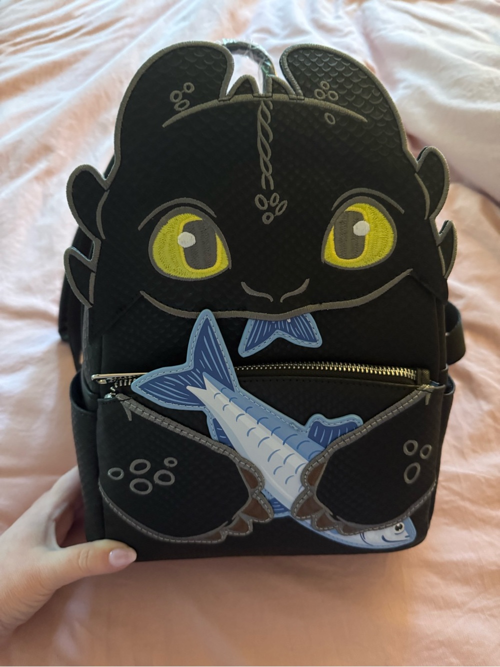Loungefly How To Train Your Dragon Toothless & Fish Figural Backpack